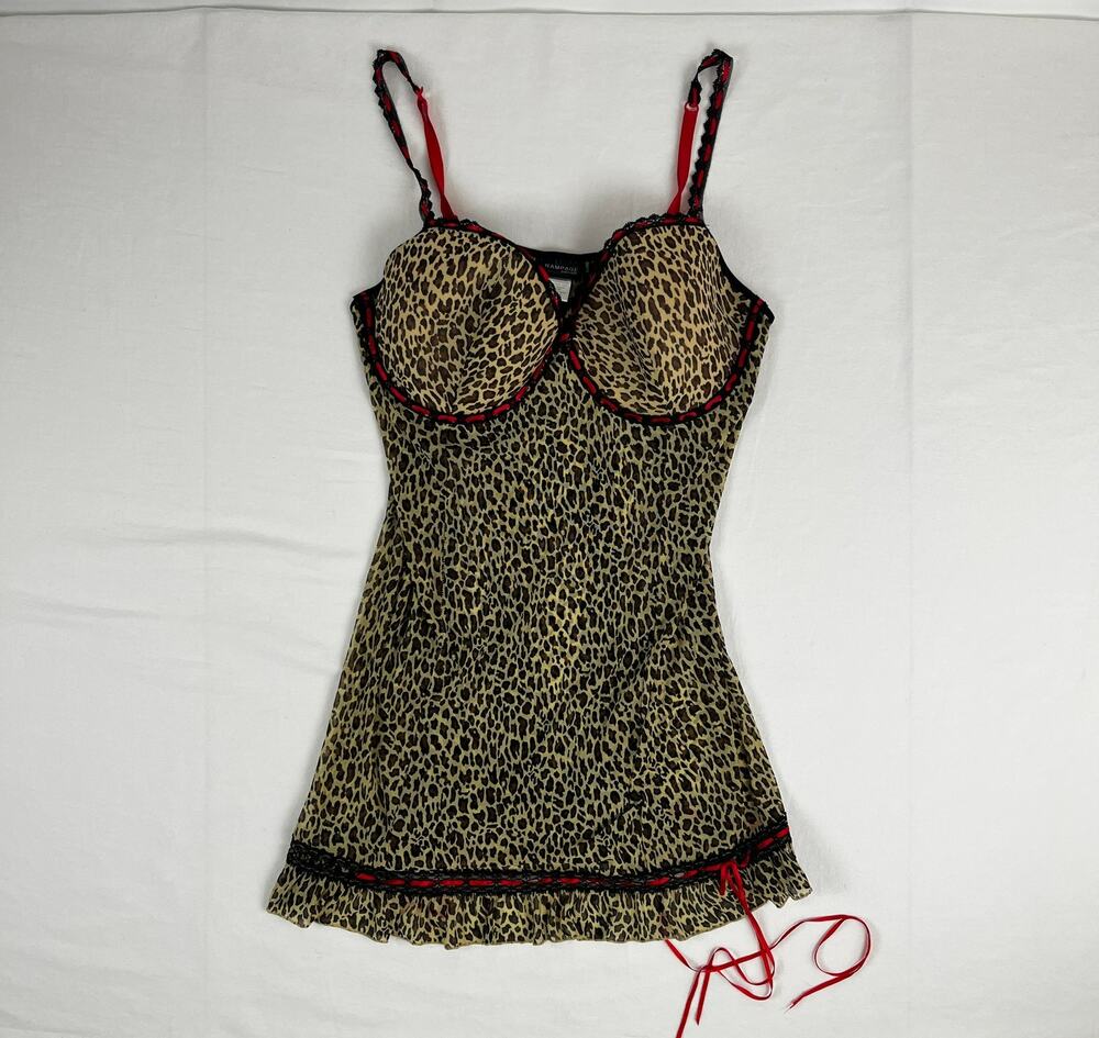 Y2K Rampage Leopard Babydoll Cami - 3XL